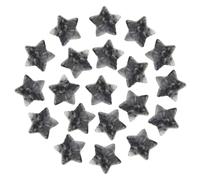 PATIKIL 20 Pcs Pierre Cristal Étoile Naturelle, 0.8 Pouce Pierre Précieuse Étoile Polie en Vrac, Pierres de Stress de Poche pour Cadeaux Femmes Méditation, Labradorite