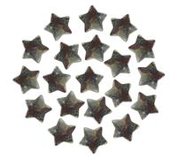 PATIKIL 20 Pcs Pierre De Cristal Étoilé Naturel, Pierre Précieuse Étoilée Polie 0.8 Pouce En Vrac, Pierres Anti-Stress De Poche Pour Cadeaux Femmes Méditation, Bloodstone