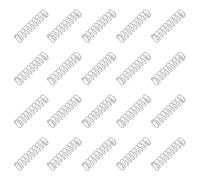 PATIKIL 20 Pcs Ressort De Compression 0,6mm Diamètre Du Fil 25mm Longueur | 304 Acier Inoxydable Mécanique,6mm Diamètre Extérieur, Mécanique Ressorts Petits Pour Réparations D'Atelier