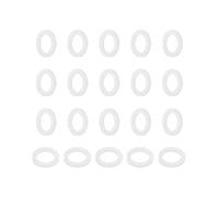 PATIKIL 20 Pièces Rondelle Plate En Silicone Pour Raccord De Robinet Blanc | 20 x 31 x 3mm ID x OD x Epaisseur, Joint D'étanchéité En Caoutchouc De Silicone, De Rondelles Pour Tuyau