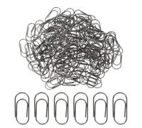 PATIKIL 200pcs Trombones, Mini Trombones Petits Mignons Antirouille Métal Solide Durable En Gros Antirouille Métal Solide Durable En Gros, 15mm, Nickel Noir