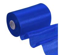PATIKIL 20M Rouleau 4"/10cm Ruban Satin Ruban Cadeau Emballage Bleu Diamant | pour Kit Cérémonie Couverture Inauguration Grand Ouverture Nœud Voiture Chaise Echarpe DIY Couture Artisanat