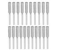 PATIKIL 21 Pcs Affûteur De Chaîne De Tronçonneuse Diamant 7/32 Pouce Pierre À Aiguiser Haute Dureté Kit De Polissage Outil De Meulage Pour Tronçonneuse Pierre Bijoux Bois Argent (5mm)