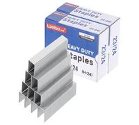 PATIKIL 23/24 Agrafes pour Agrafeuse, 2 Boîtes de 2000 Pcs, Longueur de Jambe Standard de 15/16", Pointe Plate et Tranchante, Sans Bourrage, pour Fournitures Bureau à Domicile, Argenté