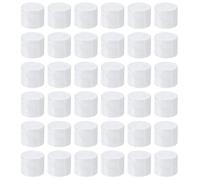 PATIKIL 24/410 Bouchons à Rabat de Rechange, 36 Pièces, Diamètre Intérieur de 0,9", Couvercle en Plastique Réutilisable pour Bouteilles de Peinture, de Shampoing et de Boisson, Blanc