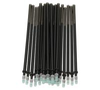 PATIKIL 24 Pcs Recharges De Stylo Gel Effaçables, 0.5mm Recharges De Stylo À Encre Thermoeffaçable Pour Marqueur À Tissu À Encre Disparaissant Pour Couture Quilting Écriture, Encre Noire
