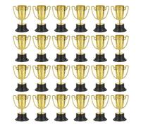 PATIKIL 24 pièces Mini Trophées de 3,22 Pouces Coupes de trophée dorées