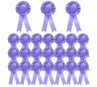 PATIKIL 24 Rubans de récompense, 1er, 2e, 3e Place Ruban de Reconnaissance Naturel Rubans de Prix Participation Médaille Rubans pour événement du Sport de compétition, Violet