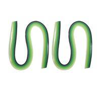 PATIKIL 240Pcs Bandes de Papier de Quilling Arc-En-Ciel 3/16"(5mm) 54Cm Papier de Quilling pour l'Art, les Loisirs Créatifs, Noël, Vert