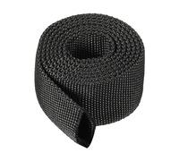 PATIKIL 24mm ID x 1 mètre Nylon Protection Tuyau Manchon, Câble Couvercle Gaine Protection pour Soudage Tig Torche Hydraulique Tuyau, Noir