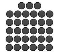 PATIKIL 24mm Plastique Livre Reliure Disques, 33 Paquet Discbound Extension Disques Rond Classeur Anneaux pour DIY Cahier Planificateur, Noir