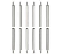 PATIKIL 24Pcs M3 Entretoises, 40+6mm Entretoise Filetée M3 en Acier Inoxydable Kit de Vis 3mm ID 5mm OD Adaptateurs de Filetage Métrique Mâle Femelle pour Carte de Circuit Imprimé PCB