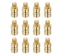 PATIKIL 25 Grain Insert en Laiton pour Flèche de Tir à l'arc, 16 Pcs Flèche en Laiton et Cuivre à Vis d'Insertion pour Flèches en Carbone de 0,244/6,2 Mm