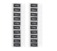 PATIKIL 2512 Surface Mount Device Kit De Résistances À Puces, 20Pcs 47 Ohm 1% Tolérance 1W Résistance Céramique Kits D'Assortiment Pour Produits Électroniques