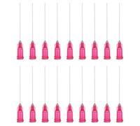 PATIKIL 25Ga Aiguilles de Distribution, 18PCS 1.5 Pouce Industrielles à Bout Rond Aiguilles de Distribution avec Aiguille à Luer Lock pour Recharge d'Encres, Rouge