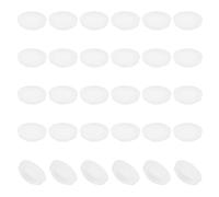 PATIKIL 25mm Diamètre Silicone Rond Snap, 30 Pièces en Type Verrouillage Mobilier Trou Bouchon Bouton Protecteur Couvercle Tête Convient pour Trou de 25mm, Translucide