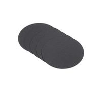 PATIKIL 25pcs Carton Papier Rond à Dessin 200g/m², 7.5cm Papier Cartonné Circles Tranches, Papiers Kraft Cartonnette pour Fête Décoration Bricolage Artisanat Arts Peinture Écriture, Noir