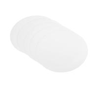 PATIKIL 25pcs Carton Papier Rond à Dessin 250g/m², 21cm Papier Cartonné Circles Tranches, Papiers Kraft Cartonnette pour Fête Décoration Bricolage Artisanat Arts Peinture Écriture, Blanc