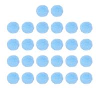 PATIKIL 26 Pcs 2 inch Pompons en Fausse Fourrure pour Chapeaux Bleu Ciel | Gros Pompons Moelleux En Fausse Fourrure De Lapin Avec Boucle Élastique Pour DIY Artisanat Porte-ClésTricot