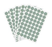 PATIKIL 270 Pièces Autocollants Pour Trous De Vis, 5 Feuilles Autocollants Imperméables En PVC Imitation Bois De Trous De Vis Pour Armoires Murs Bureaux, Vert Clair, 21mm/0.83 Pouce