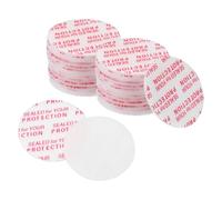 PATIKIL 27mm/1.05 Pouce Doublure de Couvercle en Mousse, 100 Pièces de Joints D'Étanchéité Résistants à La Pression pour Bouchons de Bouteilles, Blanc Rouge