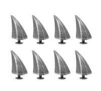 PATIKIL 27mm Pointes Et Clous, 8 Sets Rivets À Corne À Vis Pour Dos Travail Du Cuir Griffe De Dragon Style Punk Kits De Rivets Pour DIY Custom Craft Vêtements, Ancient Silver