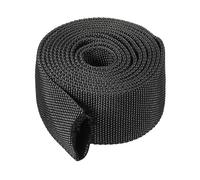 PATIKIL 28 mm ID x 2 mètres Nylon Protection Tuyau Manchon, Câble Couvercle Gaine Protection pour Soudage Tig Torche Hydraulique Tuyau, Noir