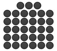 PATIKIL 28mm Plastique Livre Reliure Disques, 33 Paquet Discbound Extension Disques Rond Classeur Anneaux pour DIY Cahier Planificateur, Noir