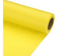 PATIKIL 29.6cm Papier d'Emballage, 7.6 Mètre Rouleau de Papier Cadeaux 70 GSM pour Décoration Tableau d'Affichage Emballage Cadeau Noël Anniversaire Nouvel An Fête Mère Père, Jaune