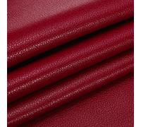 PATIKIL 29x17x0.03 Pouce PU Couverture de Livre en Cuir, Feuilles de Cuir PU Imitation Chèvre de Couleur Douce, Patch de Tissu de Réparation pour Artisanat, Couture, Rouge Foncé