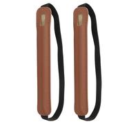 PATIKIL 2Pcs Porte-Stylet pour Tablet, Pochette Universelle pour Stylo Porte-Stylet Rétractable Pochette Élastique pour Crayon Étui De Protection pour Housse De Tablet, Jaune Marron