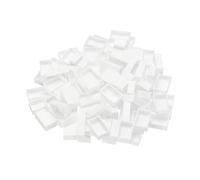 PATIKIL 3.2ml Godets D'Aquarelle, Lot de 100 Godets Vides en Plastique Pour Aquarelle, Huiles et Peinture Acrylique, Boîte de Voyage, Palettes, Blanc