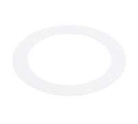 PATIKIL 3.58" ID 4.53" OD Goof Anneaux pour Encastré Lumière, Blanc Goof Métal Garniture Anneau Éclairage Luminaire pour Plafond Mur Encastré Can Downlights