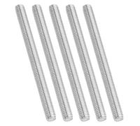 PATIKIL 3/8"-16 UNC Tige Entièrement Filetée en Acier Inoxydable 304, 5Pcs 120mm Longueur Vis Filetée Longue Filetage à Droite Tige Filetée pour Boulons d'Ancrage Colliers Boulons en U