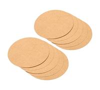 PATIKIL 3.9-pouce Rond Carton Papier, 50 Pcs Vierges Disque Circles Tranches pour Fête Décorations Bricolage Artisanat Arts Dessin Peinture Écriture, Marron