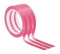 PATIKIL 3 Pack Ruban de tableau blanc 12mm x 66m Rose | Ruban fin effaçable à sec pour marquage de graphiques DIY Art