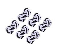 PATIKIL 3 Paires De Boutons De Manchette En Nœud De Soie, Boutons De Manchette En Tissu Élastique, Accessoires De Robe En Nœud Tordu Pour Hommes, Femmes, Affaires, Cadeau, Mariage