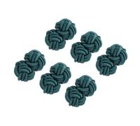 PATIKIL 3 Paires De Boutons De Manchette En Nœud De Soie, Boutons De Manchette En Tissu Élastique, Accessoires De Robe En Nœud Tordu Pour Hommes, Femmes, Entreprise, Cadeau, Mariage, Vert