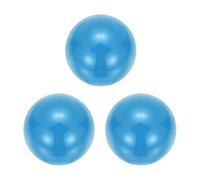 PATIKIL 3 Pcs Bouton De Joystick Arcade Boule, 35mm M6 Tige Ronde Tête Manche Fileté Bouton Boule Pièces De Rechange DIY Pour Manettes De Console/Joystick, Bleu