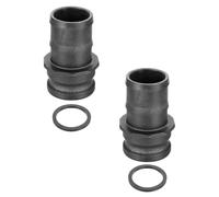 PATIKIL 3" Raccord Aluminium À Came Et Rainure, 2 Pcs Part-E Bouchon Mâle Poussière Adaptateur Femelle Filetage NPT Raccord À Came Déconnexion Rapide Couplage Tuyau, Noir