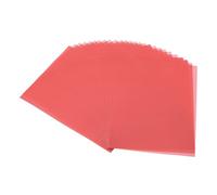 PATIKIL 30 Feuilles Papier Vélin 4,25"x5,5", Papier Vélin Imprimable Translucide 100GSM Coloré pour Invitations Impression Laser Jet d'Encre Fabrication de Cartes Mariage Tracé, Rouge