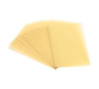 PATIKIL 30 Feuilles Papier Vélin 4x6, Papier Vélin Imprimable Papier Translucide 100GSM pour Impression d'Invitations, Tons Or