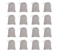 PATIKIL 30 Pcs Sachets En Velours Avec Cordon, 7 x 5 Pouces Grands Sachets Cadeaux En Tissu Velours Pour gemmex Avec Cordon, Sachet Bonbons Faveur Sachet Poussière Pour Mariage, Gris