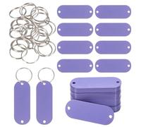 PATIKIL 30 Pièces D'Ébauches De Métal Estampé 2 Pouces Violet