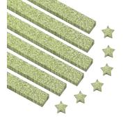PATIKIL 300 Bandes de Papier Étoile Origami Vert Pâle Brillant