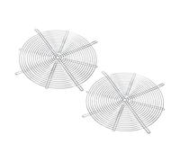 PATIKIL 300mm Ventilateur Doigt Grille, 2 Paquet Métal Grille Protection Garde avec Vis pour Ventilateur Protectif Couverture Bricolage, Argent