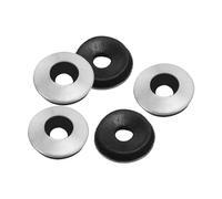 PATIKIL 304 Acier Inoxydable EPDM Rondelles d'Étanchéité Collées, 80 pièces 4.2x9.5mm en Caoutchouc Néoprène, Joint d'Étanchéité Collé pour Fourniture de Boulons de Toit Marin (#8)
