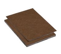 PATIKIL 305x205mm Patin en Feutre pour Meuble, 5 Pcs 2mm Épaisseur Coussin De Meuble Rectangulaire en Feutre Doux, Adhésif, Antidérapant, Anti-Rayures, pour Lampe, Meubles, Café