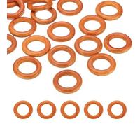 PATIKIL 30mm Anneaux en Bois Naturel, Lot de 30 Anneaux en Bois Ronds pour la Création de Bijoux, le Macramé et Les Travaux Manuels, Couleur Marron