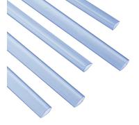 PATIKIL 30Pcs Barres de Reliure, 8mm Barres de Reliure à Glissière 50 Feuilles Capacité A4 Taille Reliure de Rapport Forme de Gouttes d'Eau Reliure de Présentation, Bleu Clair